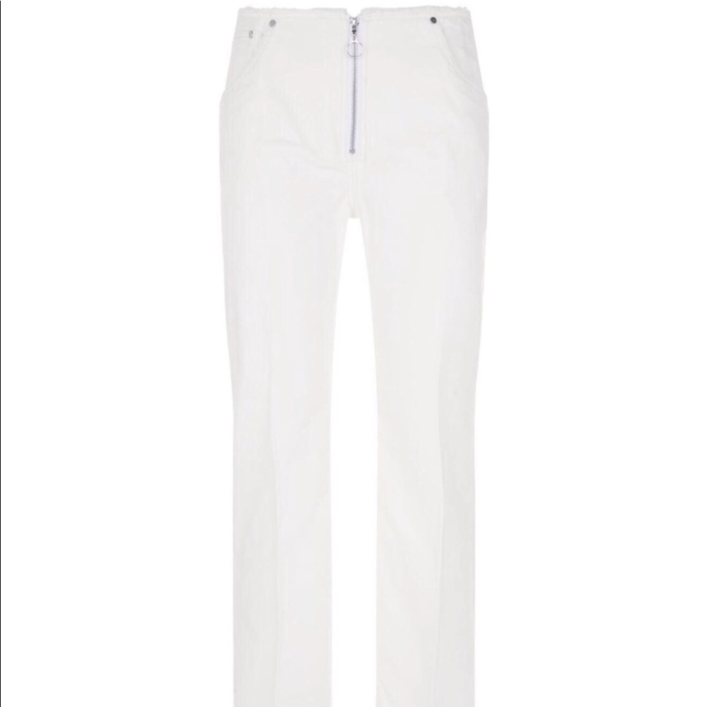 Elizabeth and James Prescott White Jeans 27 - Picture 2 of 7